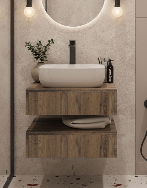 Тумба под умывальник ЗОВ Токио Премиум 70 / TP270AWPTOC - фото