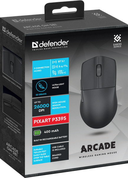 Мышь Defender Arcade GM-381 / 52381