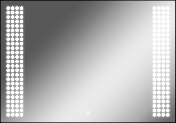 Зеркало Sansa Cosmo 100 Black Alum SC1047Z