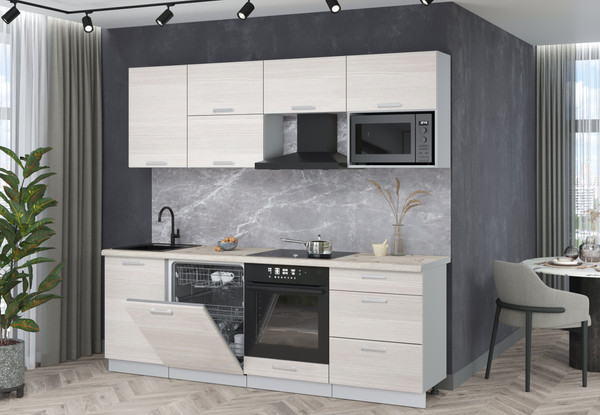 Кухонный гарнитур Интерлиния Мила Лайт 2.3-ПМ2