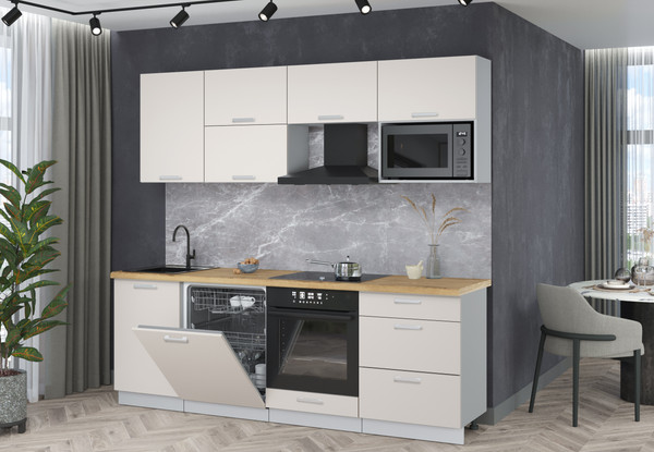 Кухонный гарнитур Интерлиния Мила Лайт 2.3-ПМ2