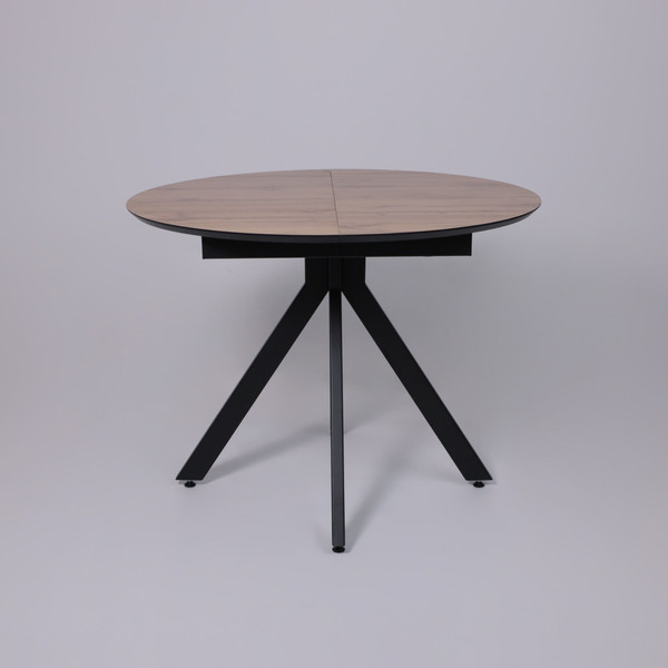 Обеденный стол LEPREMO AV 1107 HPL+МДФ раздвижной D1000-1350x750