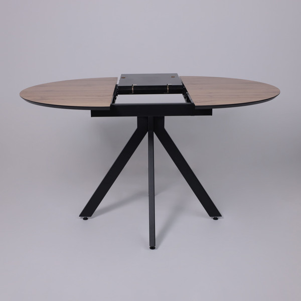 Обеденный стол LEPREMO AV 1107 HPL+МДФ раздвижной D1000-1350x750