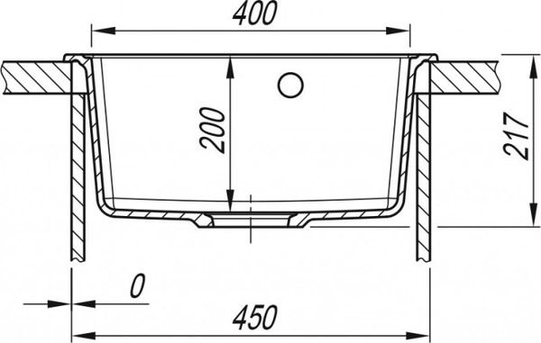 Мойка кухонная Arfeka Dalago 47
