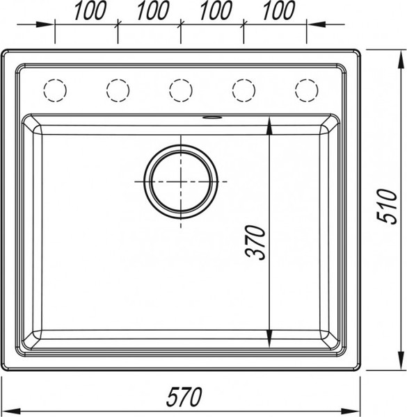 Мойка кухонная Arfeka Dalago 57