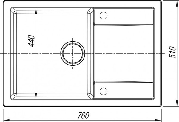 Мойка кухонная Arfeka Zia 76
