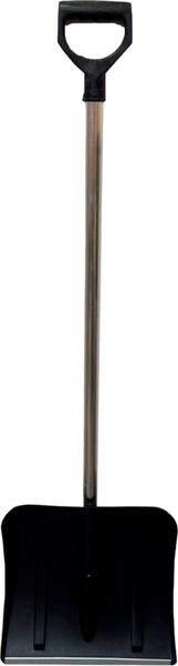 Лопата для уборки снега Вира с прямым алюминиевым черенком - фото