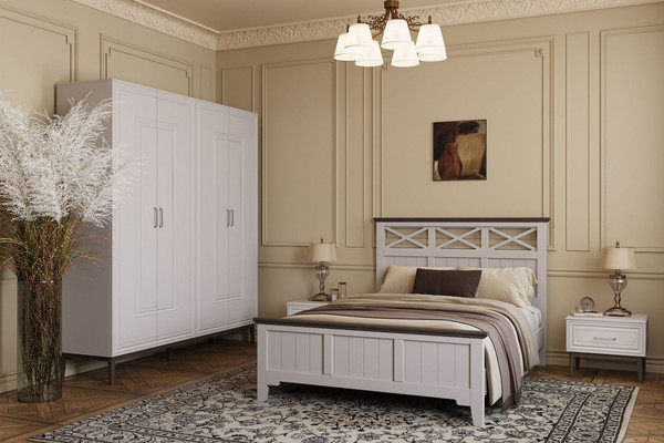 Полуторная кровать Bravo Мебель Грация-5 140х200