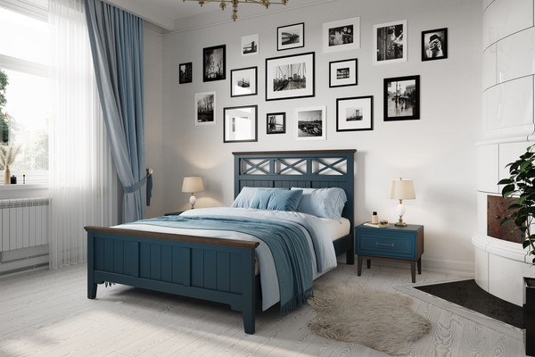 Полуторная кровать Bravo Мебель Грация-5 160х200