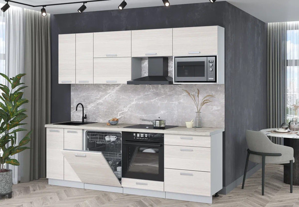 Кухонный гарнитур Интерлиния Мила Лайт 2.4-ПМ2