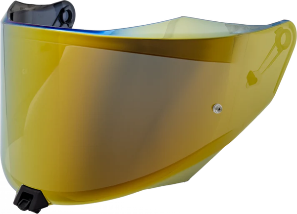 Визор для мотошлема KYT R2r Iridium Gold / YAR20VO0 - фото