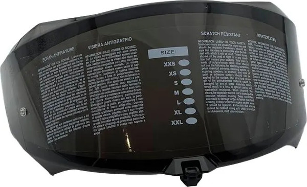 Визор для мотошлема KYT R2r Dark Smoke / YAR20VS0