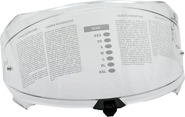 Визор для мотошлема KYT R2r Clear / YAR20VT0