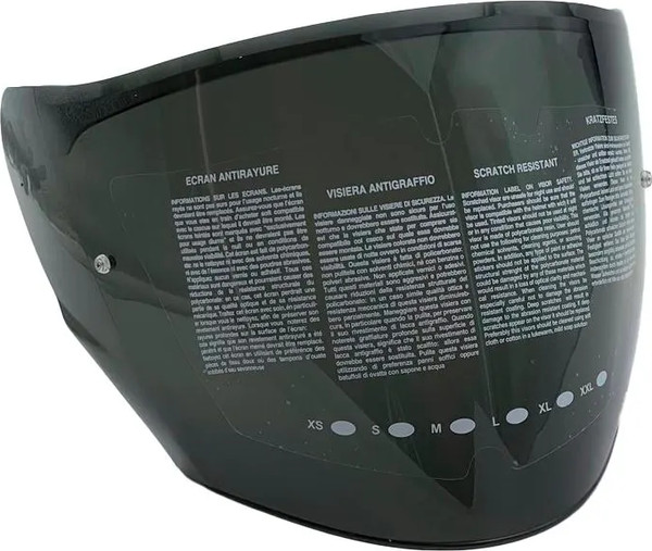 Визор для мотошлема KYT Ttr-Jet Dark Smoke / YATJ0VS0 - фото
