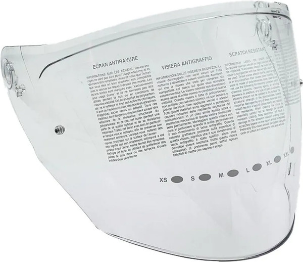 Визор для мотошлема KYT Ttr-Jet Clear / YATJ0VT0 - фото