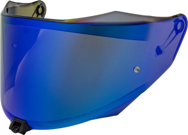 Визор для мотошлема KYT R2r Iridium Blue / YAR20VB0 - фото