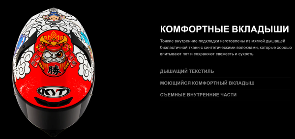 Мотошлем KYT Tt-Revo Synchrotron / Y6TR0036.5