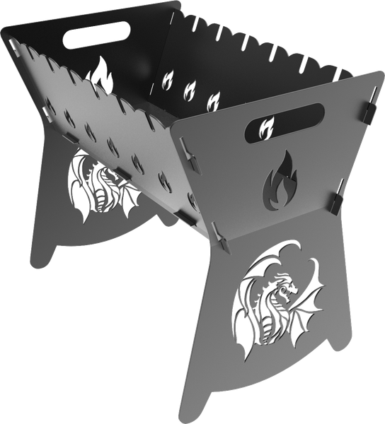 Мангал Строй Свой Мир Дракон (с подставкой) - фото