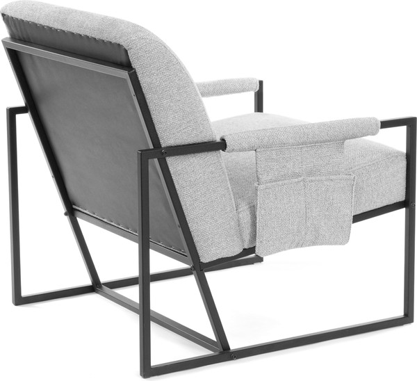 Кресло мягкое Tetchair Чарли Люкс (велюр/букле, VT shape silver)