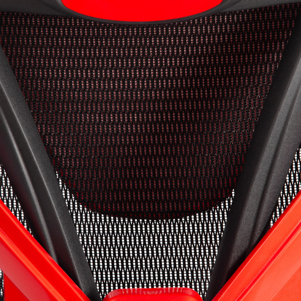 Кресло офисное Tetchair KingCobra искусственная кожа/сетка (черный/красный)
