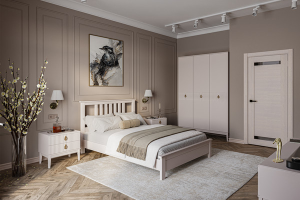 Двуспальная кровать Bravo Мебель Лаура 160х200