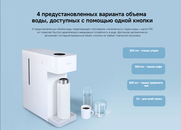 Термопот Xiaomi Smart Water Dispenser BHR8992EU / MJMY23-A
