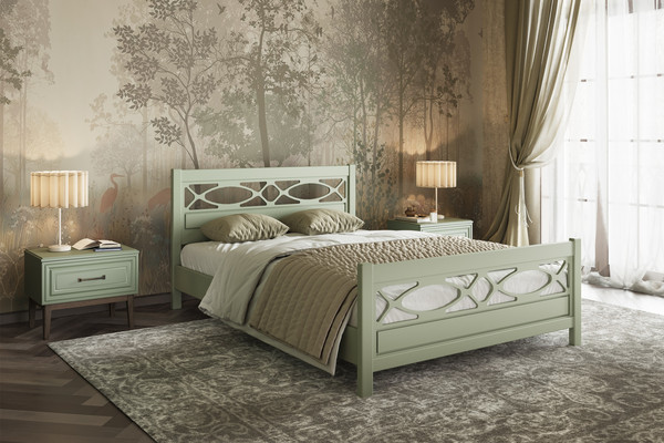 Полуторная кровать Bravo Мебель Лоренса 140х200