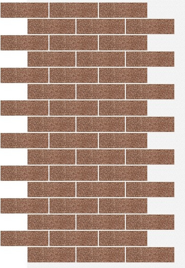 Фасадная панель АМК Кирпич цвет 301 в упаковке 9м2 - фото