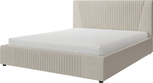 Двуспальная кровать Bravo Мебель Нельсон 160х200 без ПМ стандарт 5 вариант - фото