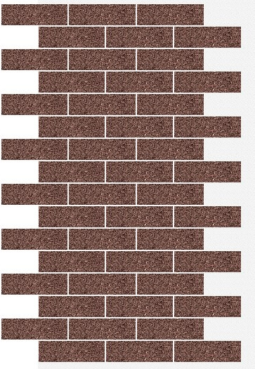 Фасадная панель АМК Кирпич цвет 304 в упаковке 9м2 - фото