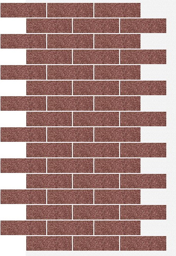 Фасадная панель АМК Кирпич цвет 402 в упаковке 9м2 - фото