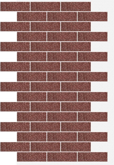 Фасадная панель АМК Кирпич цвет 403 в упаковке 9м2 - фото