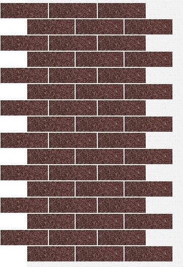 Фасадная панель АМК Кирпич цвет 404 в упаковке 9м2 - фото