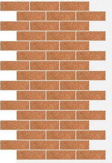 Фасадная панель АМК Кирпич цвет 501 в упаковке 9м2 - фото