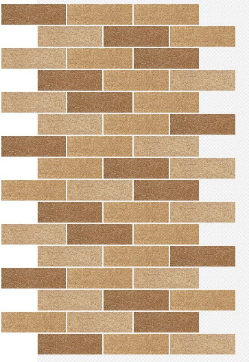 Фасадная панель АМК Кирпич цвет 100 в упаковке 9м2 - фото