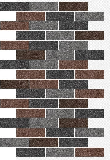 Фасадная панель АМК Кирпич цвет 322 в упаковке 9м2 - фото