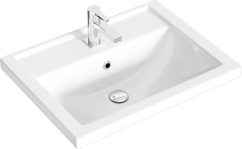 Тумба с умывальником Aqwella Fargo 600 / FRG0106DB+4640021060773+FRGN380