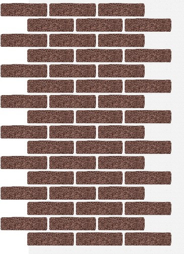 Фасадная панель АМК Клинкер цвет 304 в упаковке 9м2 - фото