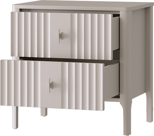 Прикроватная тумба Black Red White Dalia KOM2S