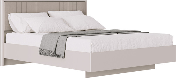 Двуспальная кровать Black Red White Dalia LOZ160х200 с мягким элементом М - фото