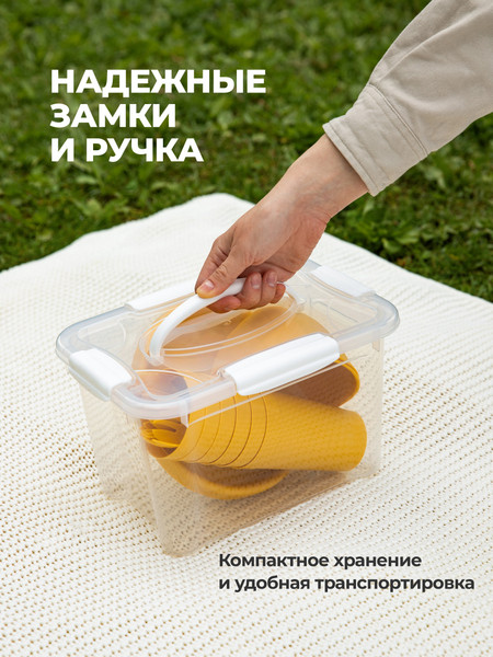 Набор пластиковой посуды Phibo Optimum 433267606