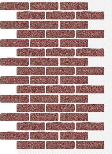 Фасадная панель АМК Клинкер цвет 402 в упаковке 9м2 - фото