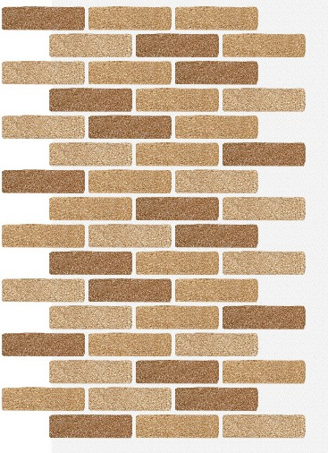 Фасадная панель АМК Клинкер цвет 100 в упаковке 9м2 - фото