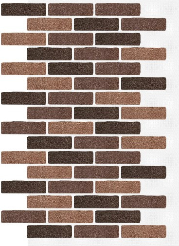 Фасадная панель АМК Клинкер цвет 300 в упаковке 9м2 - фото