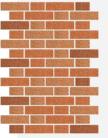 Фасадная панель АМК Тычок цвет 500 в упаковке 9м2 - фото