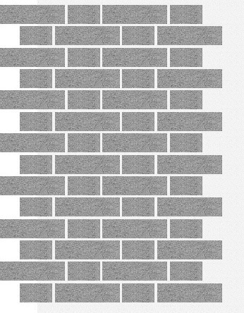 Фасадная панель АМК Тычок цвет 201 в упаковке 9м2 - фото