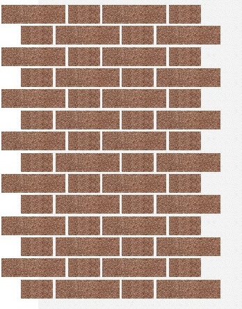 Фасадная панель АМК Тычок цвет 301 в упаковке 9м2 - фото