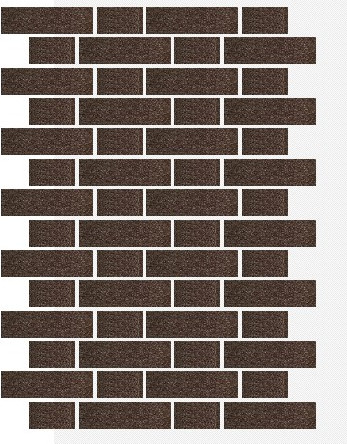 Фасадная панель АМК Тычок цвет 303 в упаковке 9м2 - фото