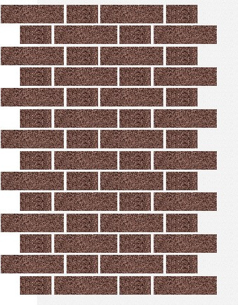 Фасадная панель АМК Тычок цвет 304 в упаковке 9м2 - фото