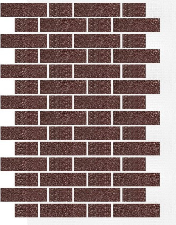 Фасадная панель АМК Тычок цвет 404 в упаковке 9м2 - фото